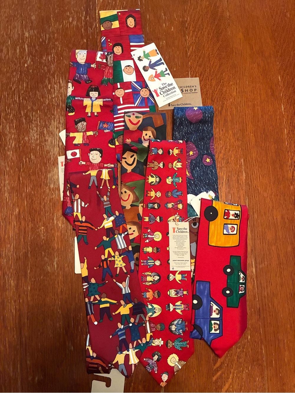 Save the Children Novelty Men's Tie lot